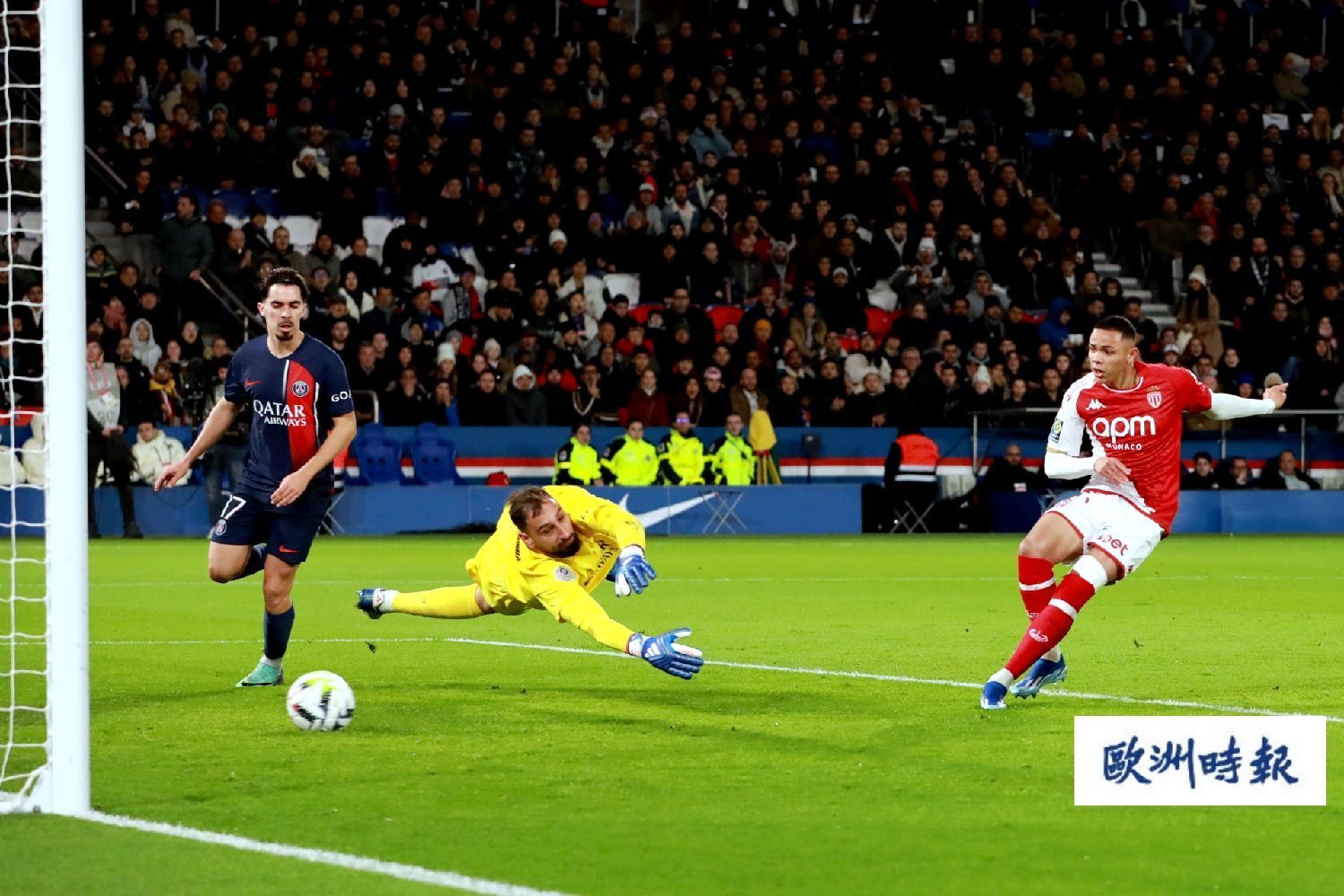 摩纳哥击败巴黎，赢得一场胜利