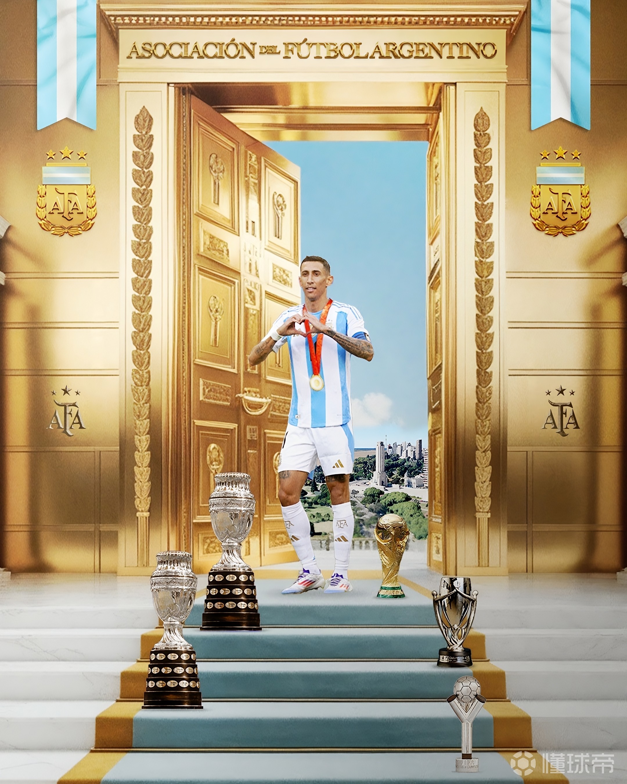 马赛力克阿根廷，迪马利亚高光表现的简单介绍